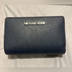 Michael Kors Navy Blue Wallet